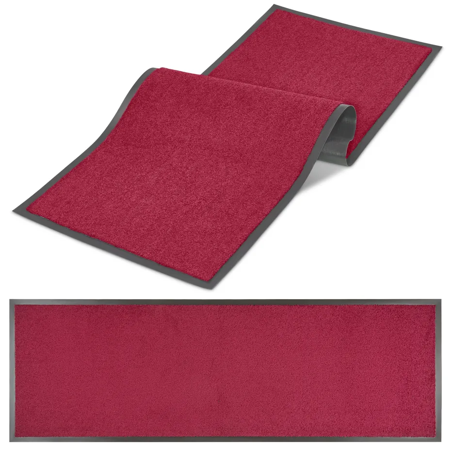 Burgundy Candy Non-Slip Heavy Duty Barrier Door Mat - Assorted Sizes