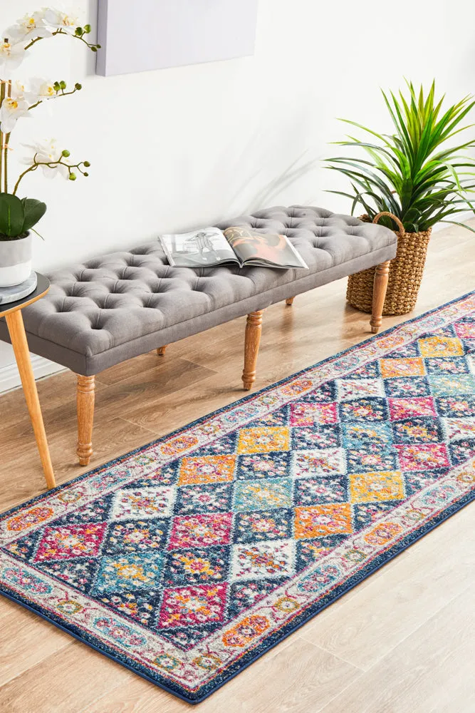 Century 933 Navy Runner Rug