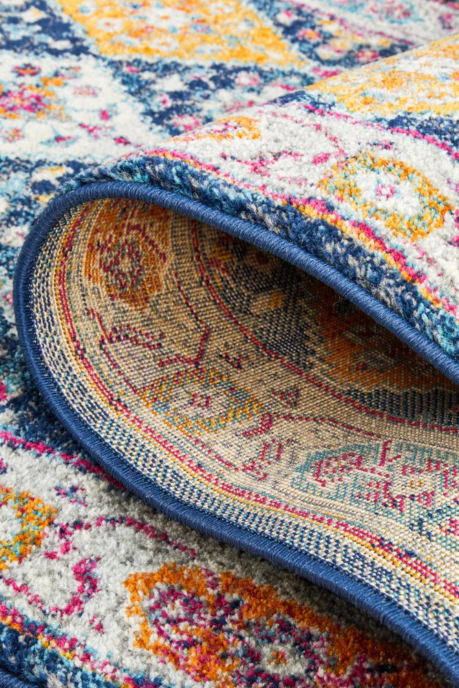 Century 933 Navy Runner Rug