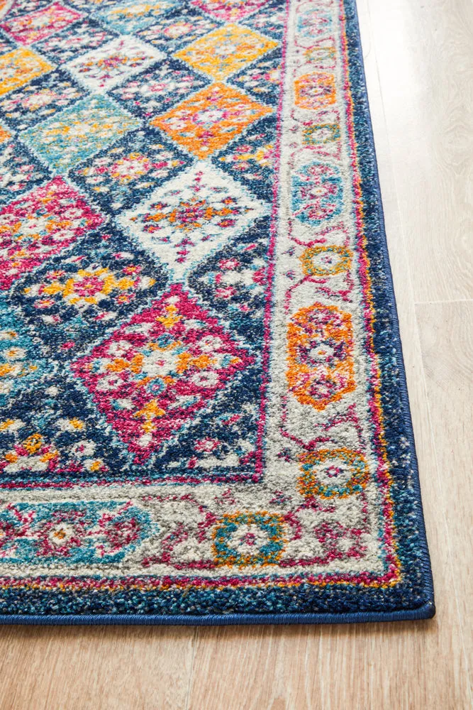Century 933 Navy Runner Rug