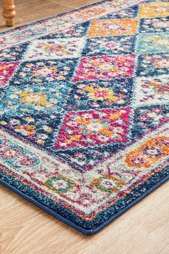 Century 933 Navy Runner Rug