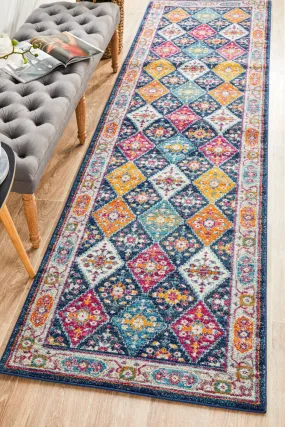 Century 933 Navy Runner Rug