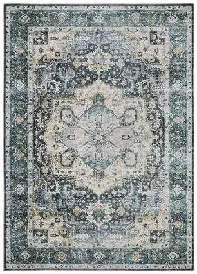 Charleston CHA01 Blue/Ivory Rug