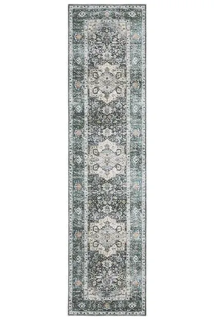 Charleston CHA01 Blue/Ivory Rug