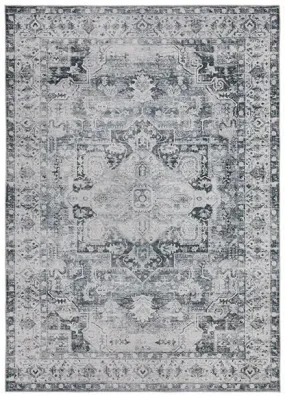 Charleston CHA03 Charcoal/Grey Rug