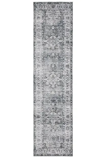 Charleston CHA03 Charcoal/Grey Rug