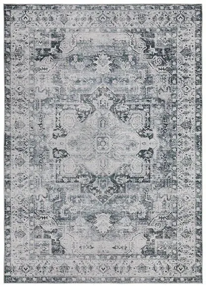 Charleston CHA03 Charcoal/Grey Rug