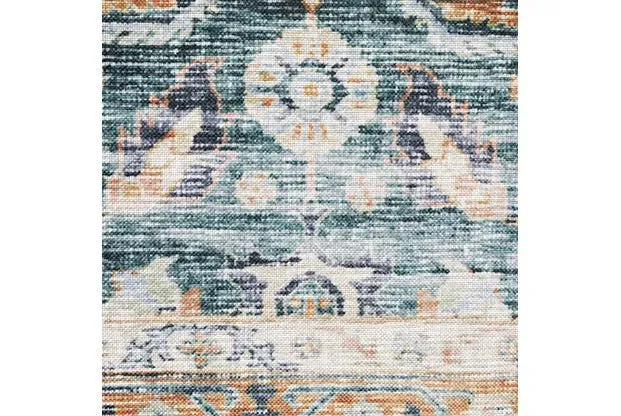 Charleston CHA06 Blue/Rust Rug