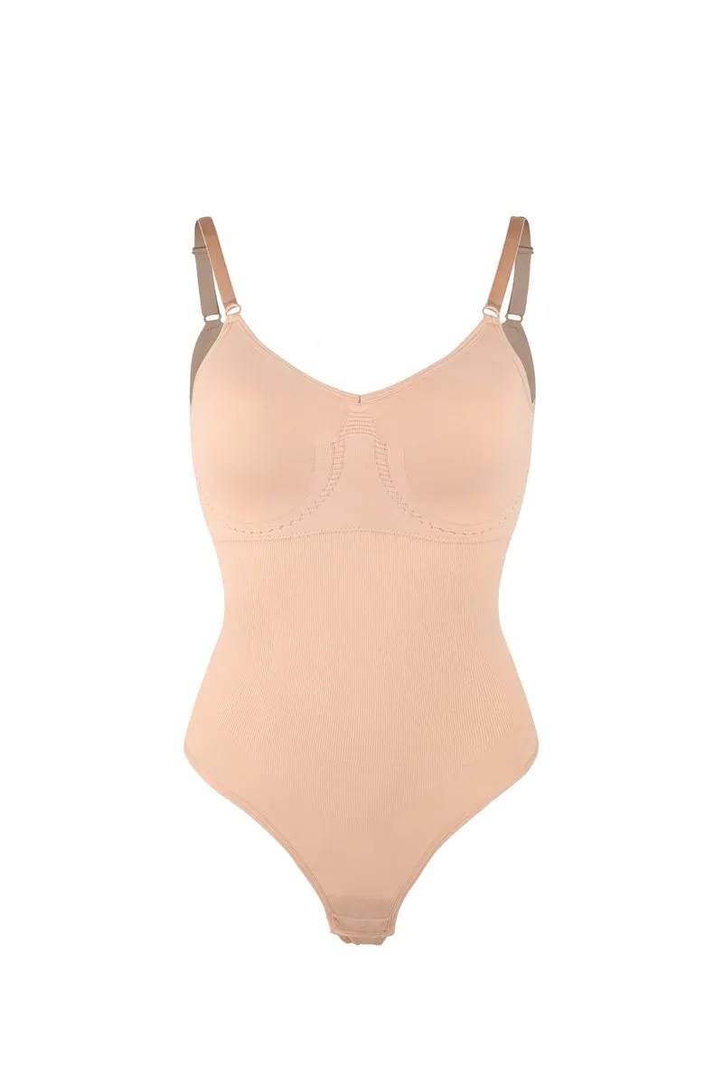 Classic Seamless Tummy Control Thong Bodysuit