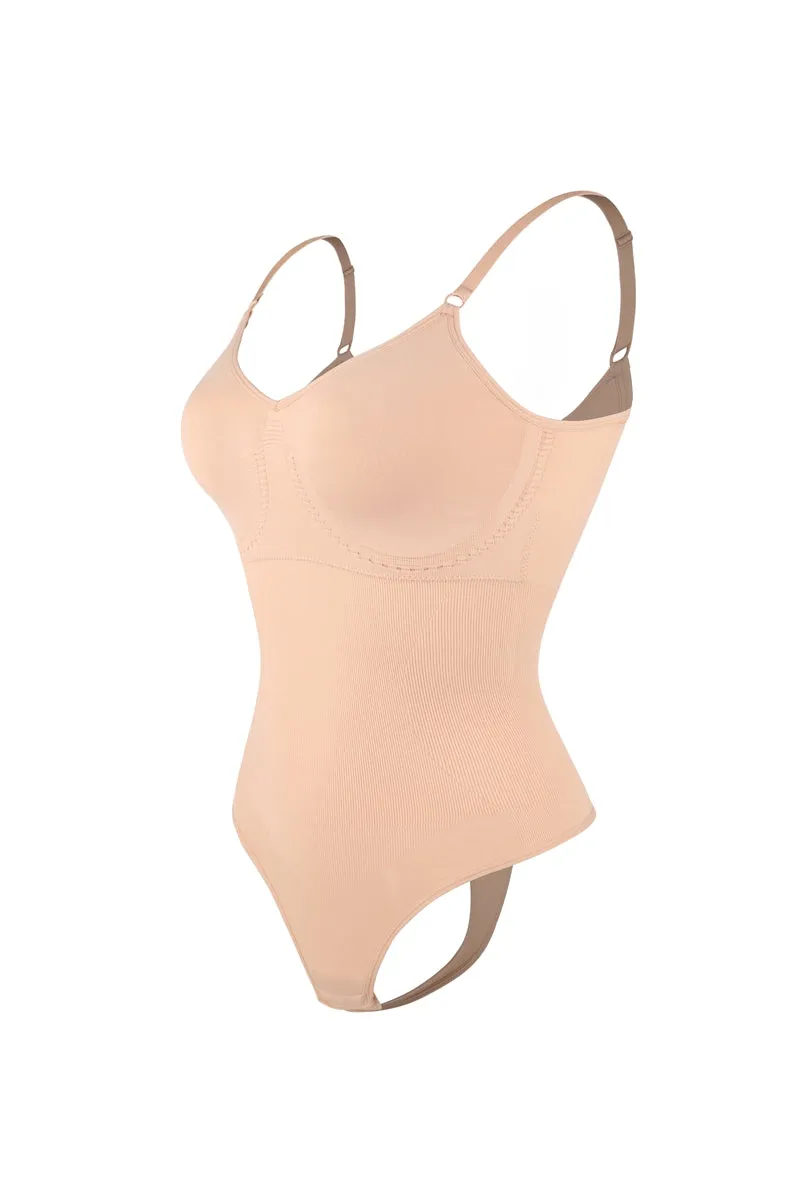 Classic Seamless Tummy Control Thong Bodysuit