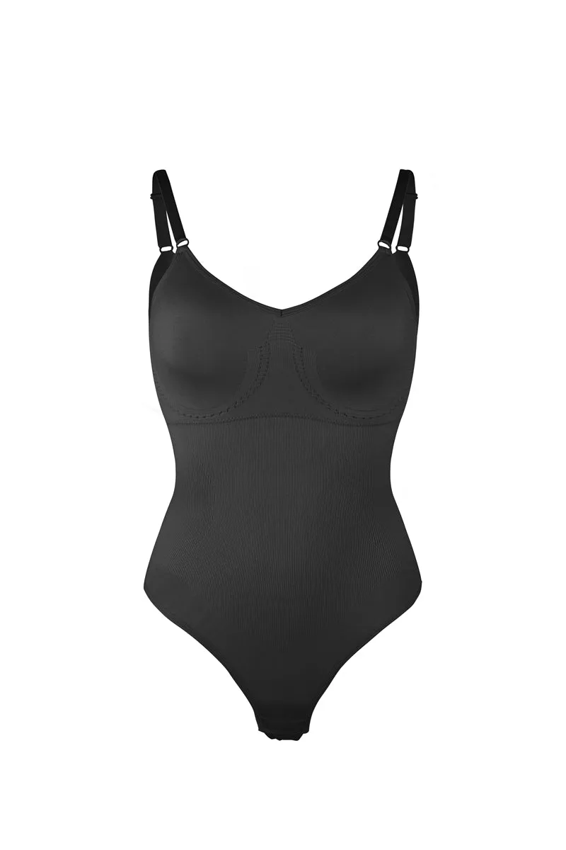 Classic Seamless Tummy Control Thong Bodysuit