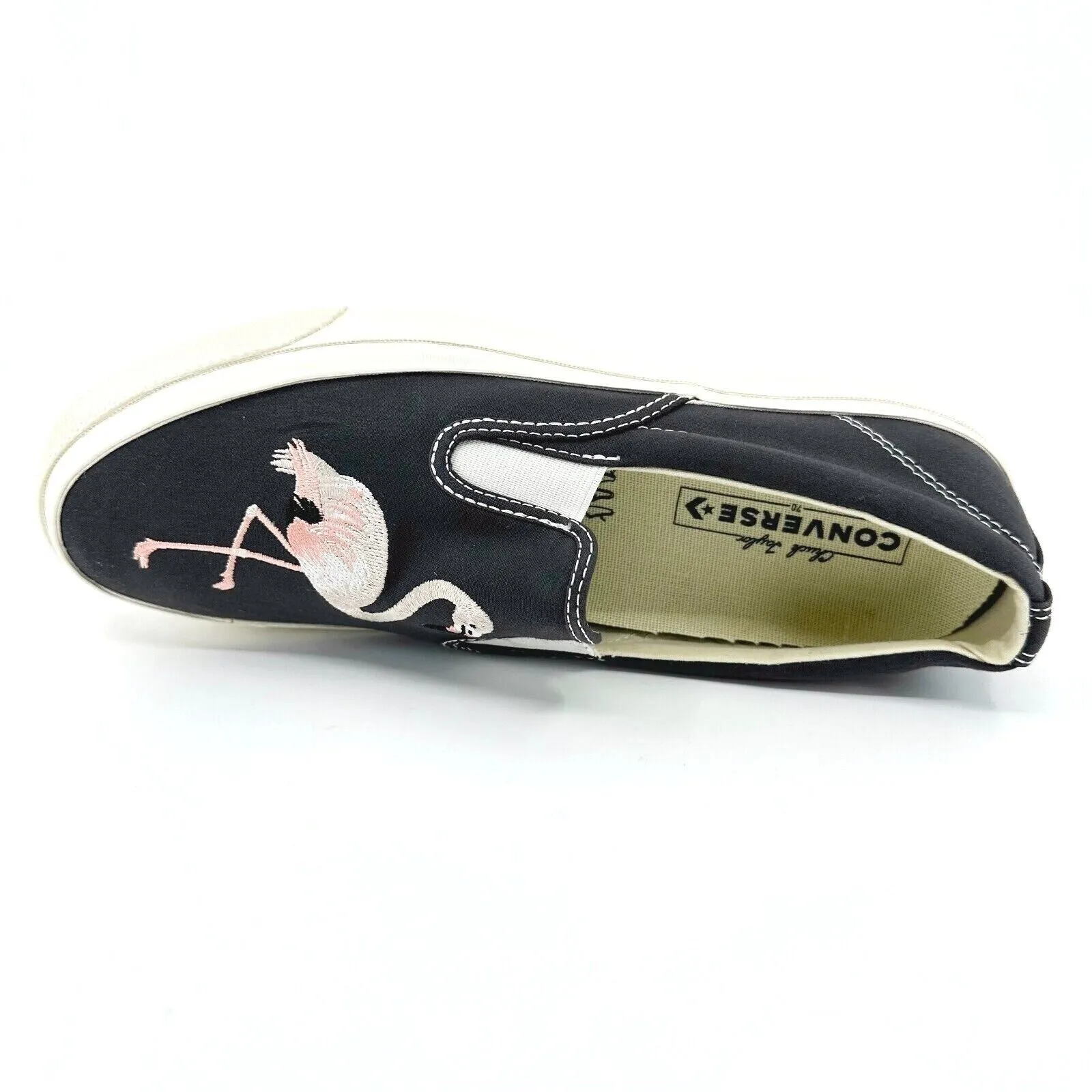 Converse CTAS Deck Star 67 Slip On Flamingo Black Mens Casual Shoes 160488C