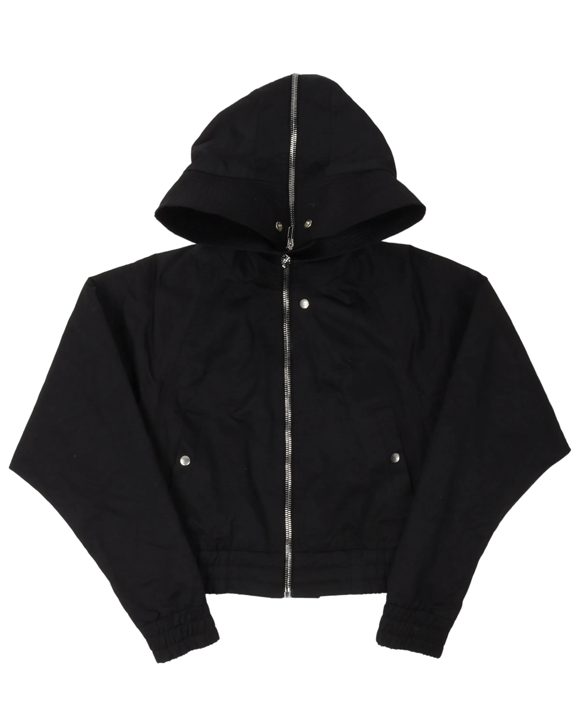 Cropped Batwing Flight Jacket