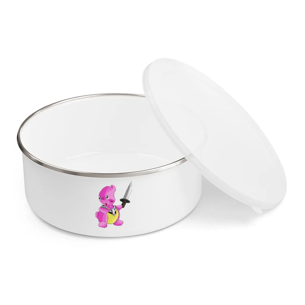 Curswordsman Enamel Bowl
