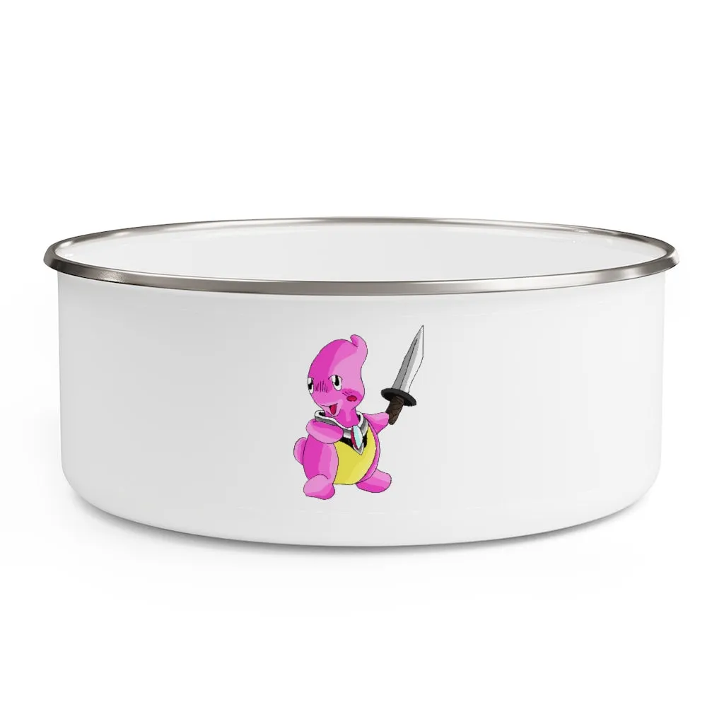 Curswordsman Enamel Bowl