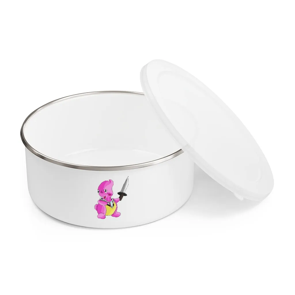 Curswordsman Enamel Bowl