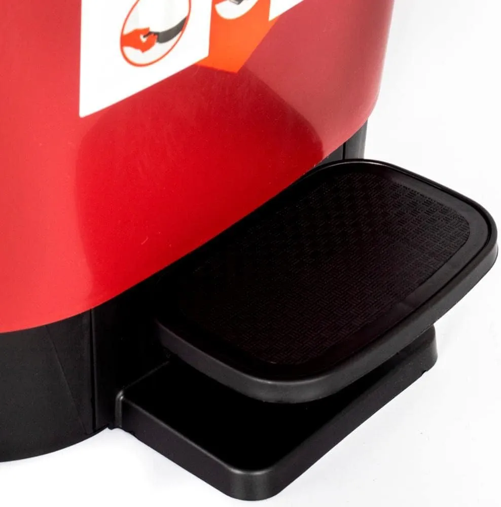 Curver Chic 45L Pedal Bin  - Red