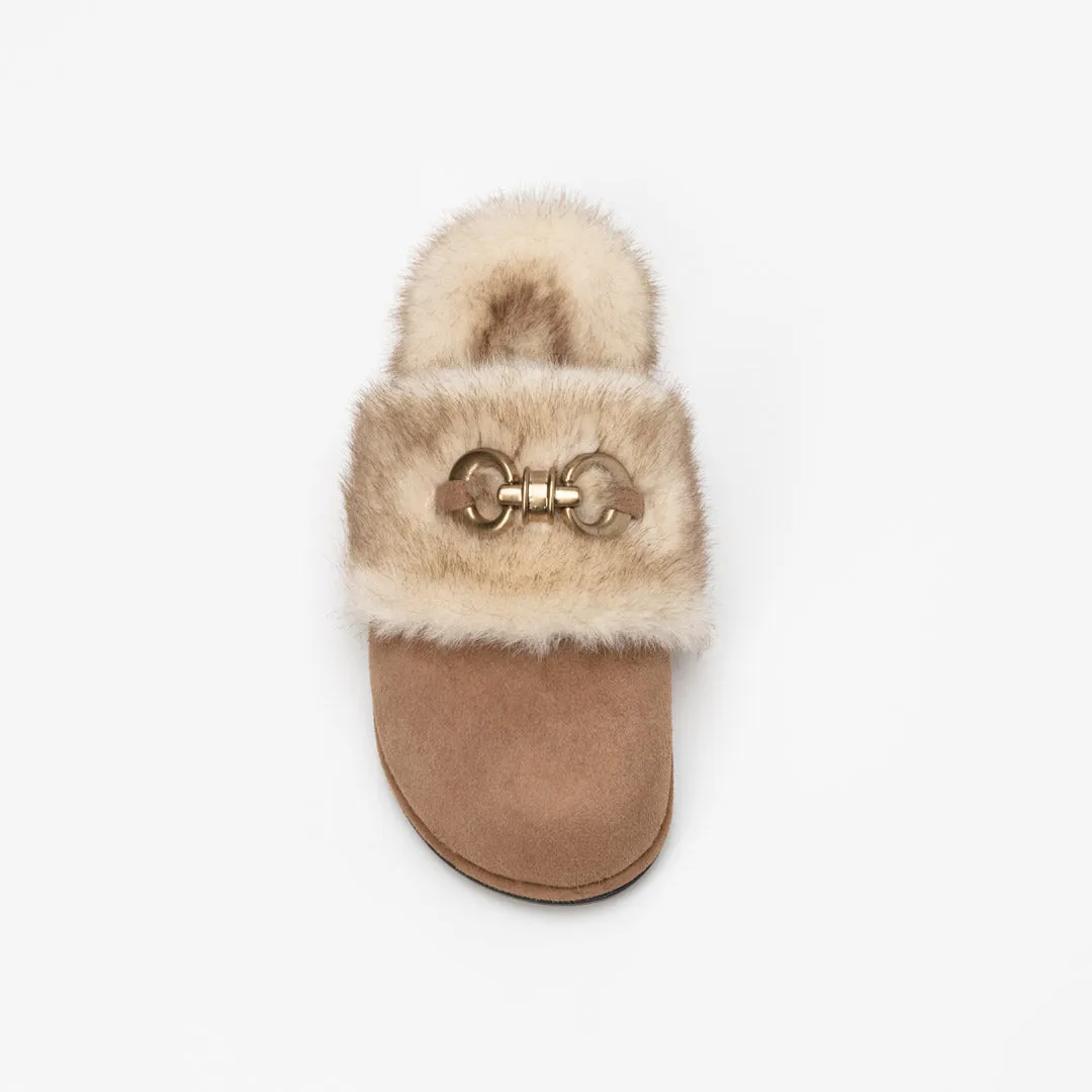 EFSAI - faux fur slides