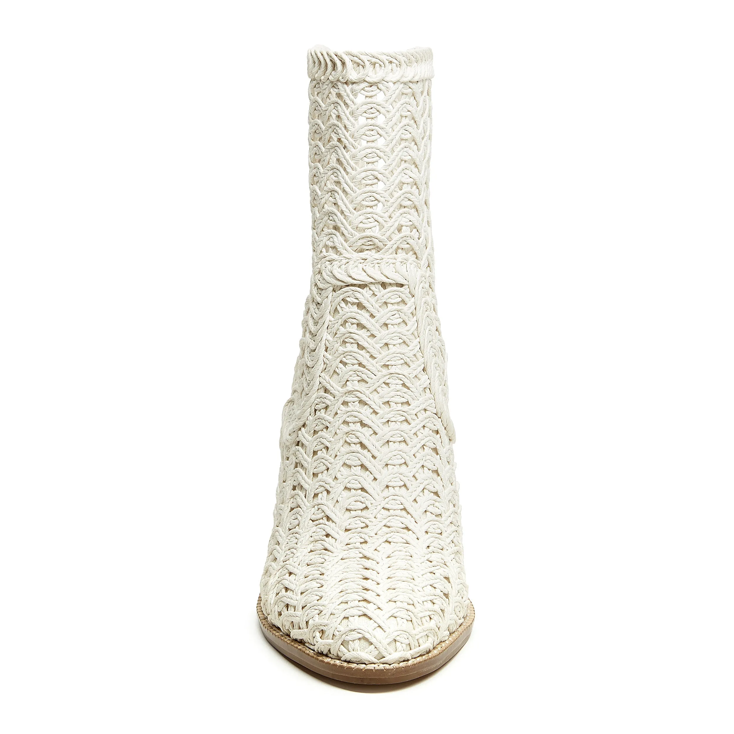 Emery Ivory Crochet Booties