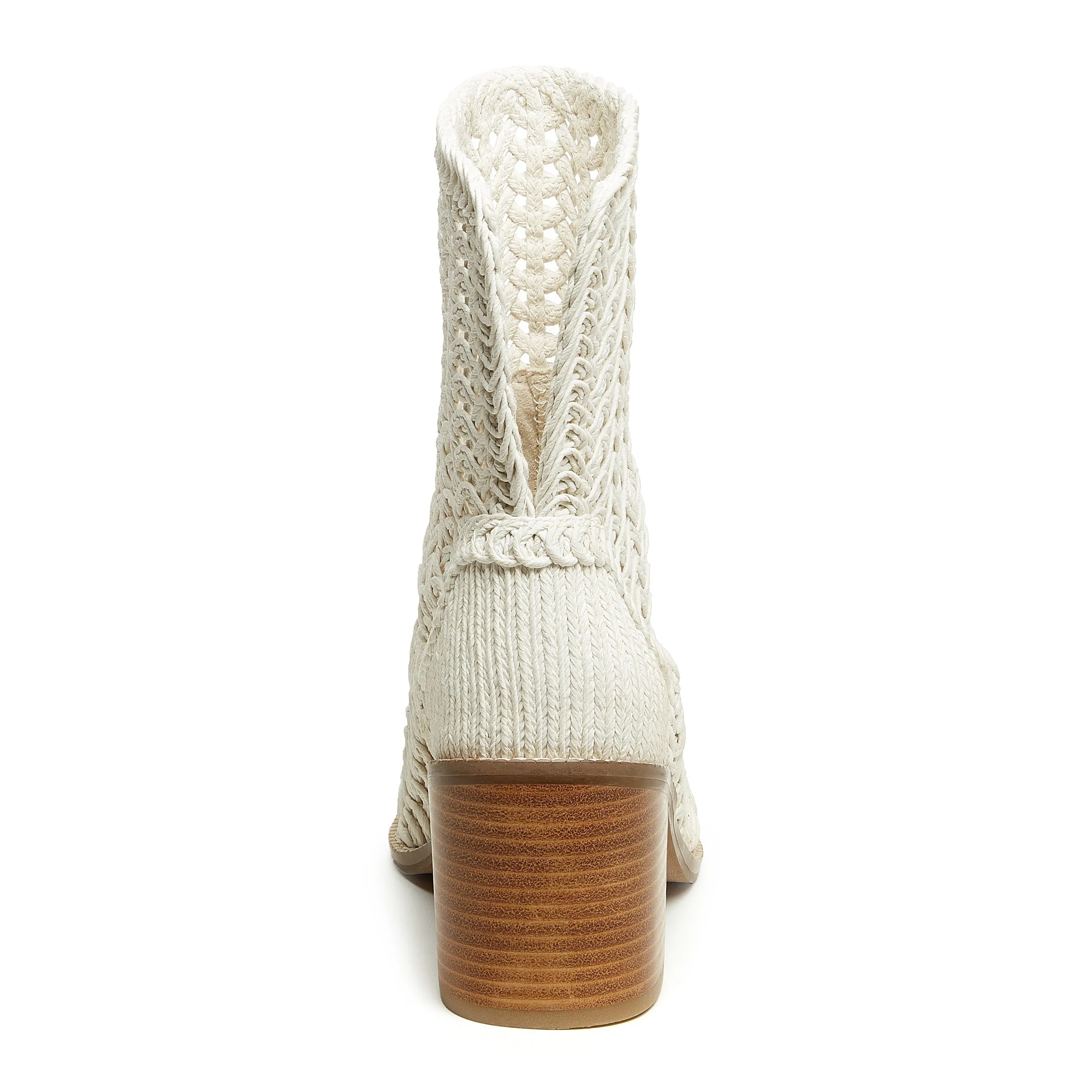 Emery Ivory Crochet Booties
