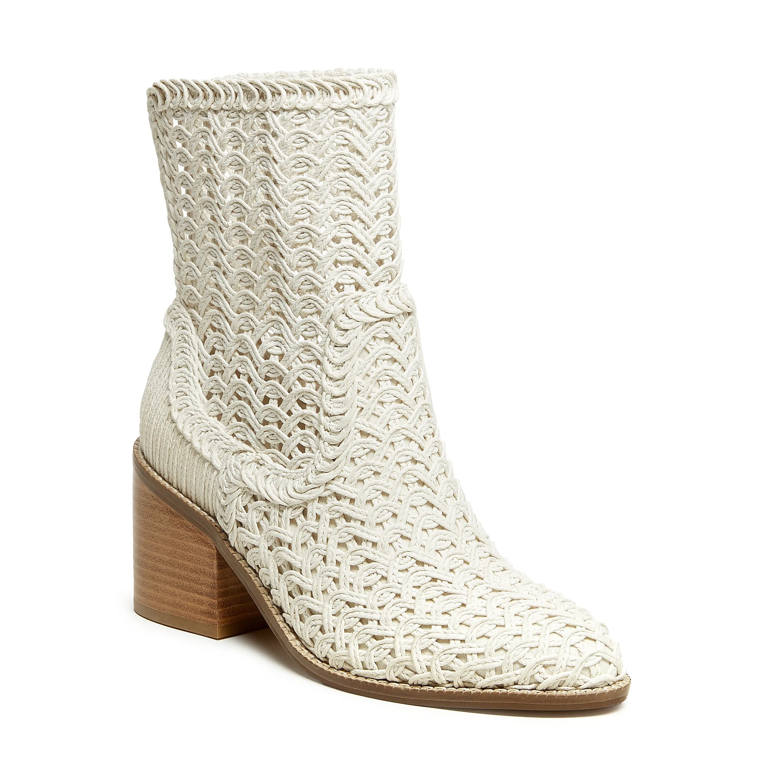 Emery Ivory Crochet Booties