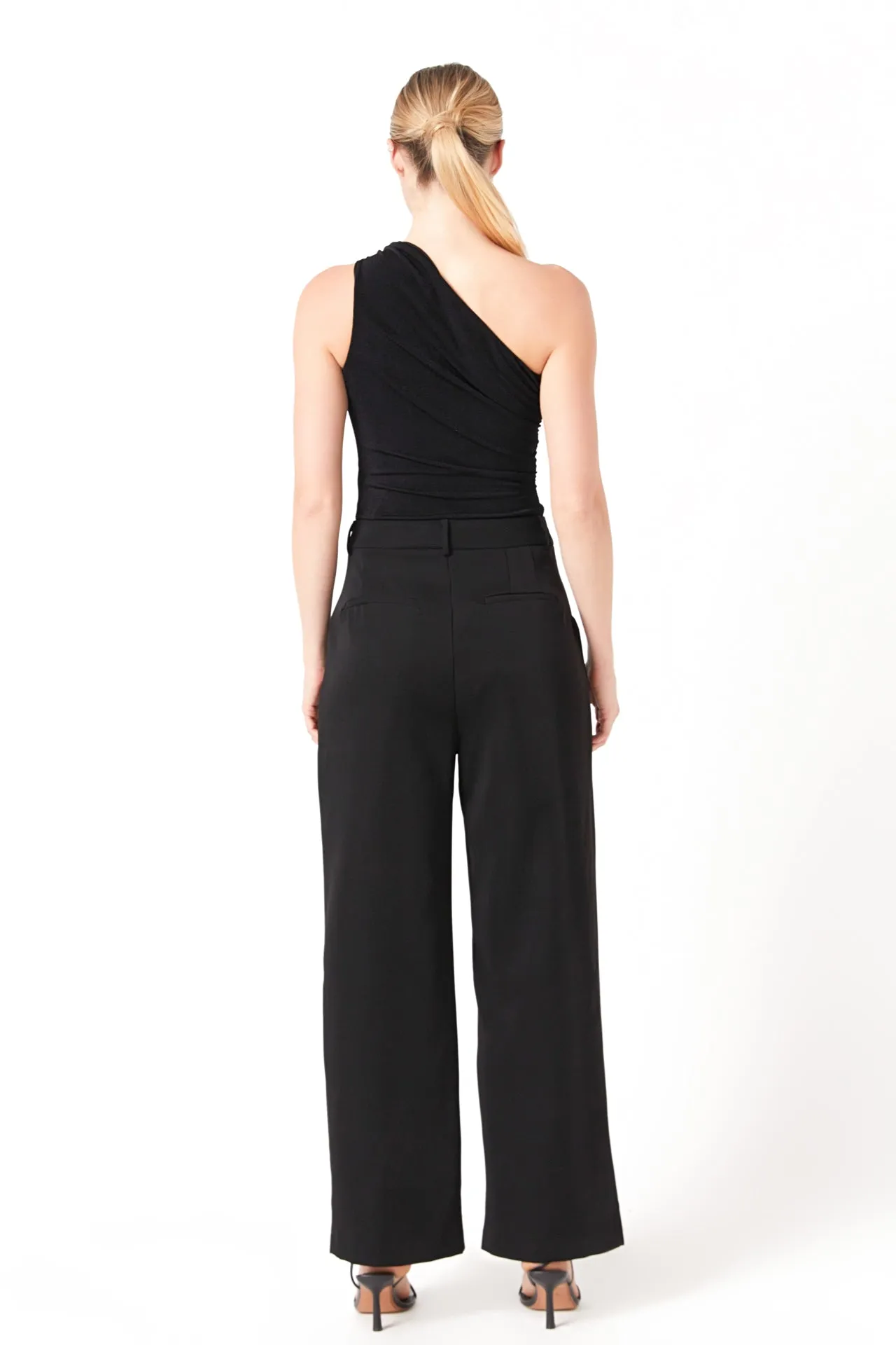 Endless Rose - Rosette One Shoulder Bodysuit