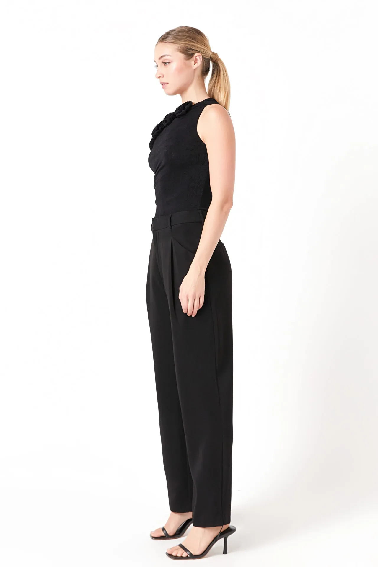 Endless Rose - Rosette One Shoulder Bodysuit