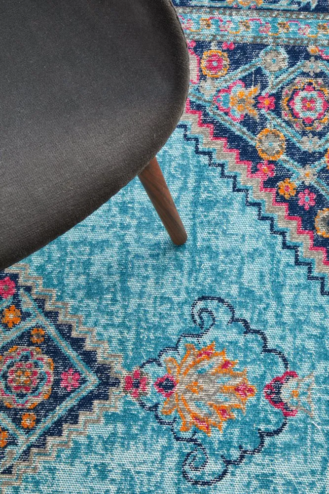 Eternal 910 Rug (Blue) by Rug Culture