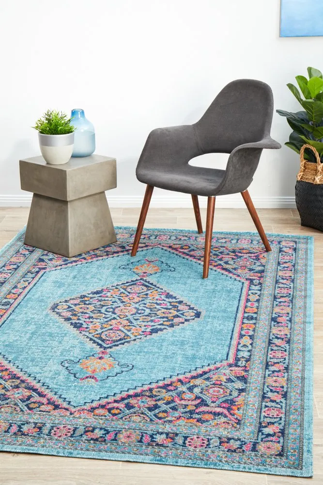 Eternal 910 Rug (Blue) by Rug Culture