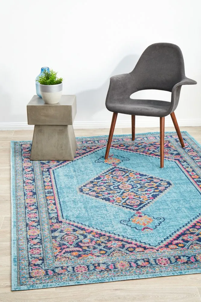 Eternal 910 Rug (Blue) by Rug Culture