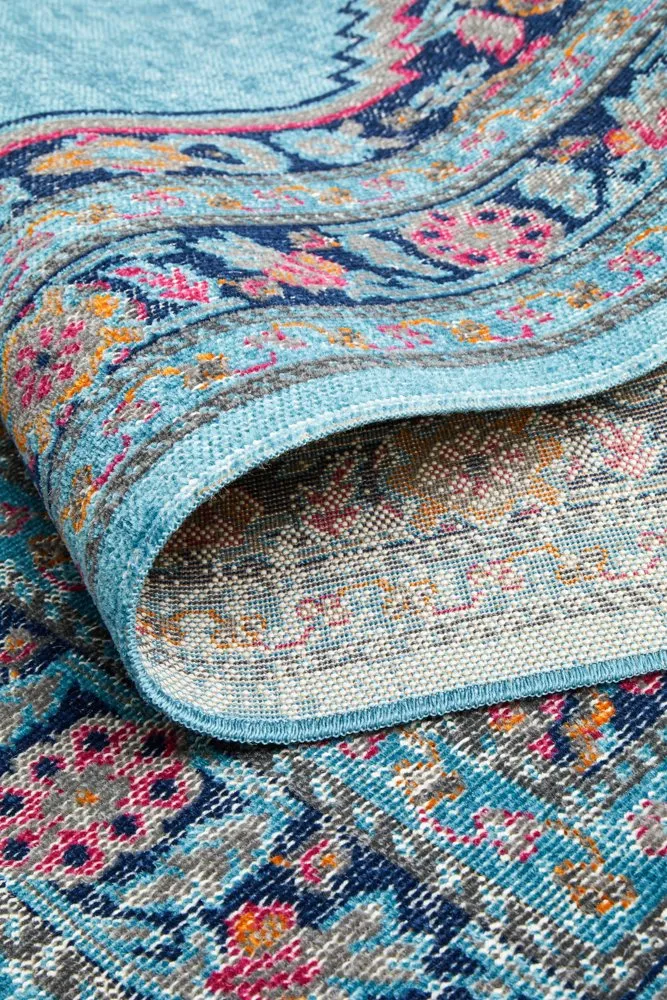 Eternal 910 Rug (Blue) by Rug Culture