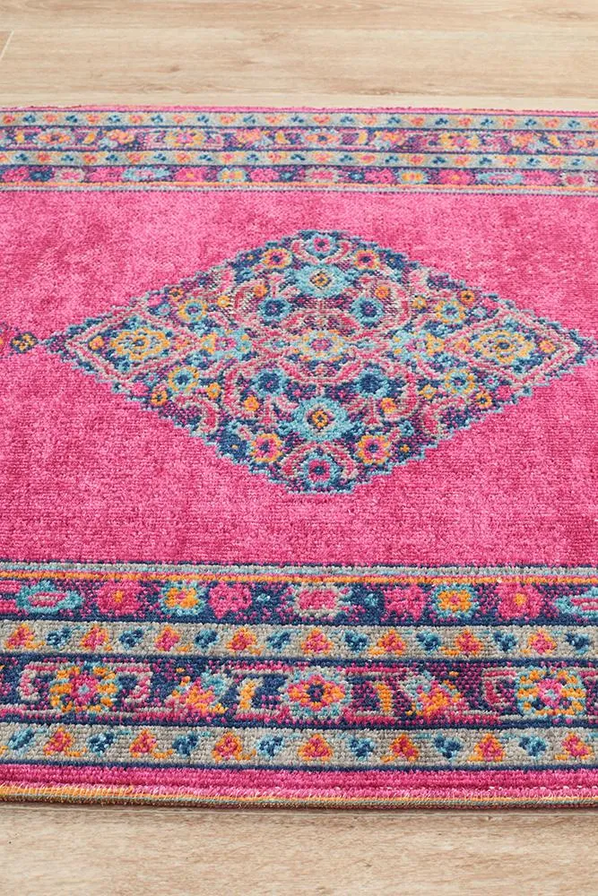 Eternal 910 Runner Rug (Pink) by Rug Culture