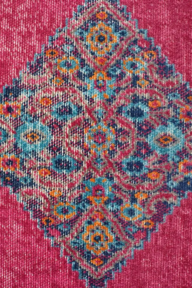 Eternal 910 Runner Rug (Pink) by Rug Culture
