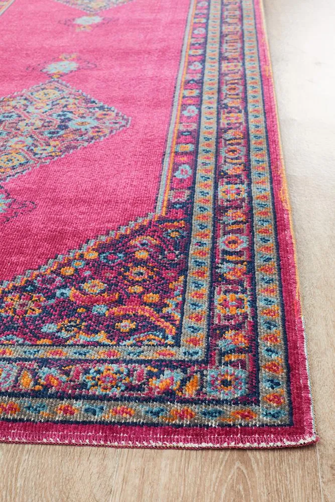 Eternal 910 Runner Rug (Pink) by Rug Culture