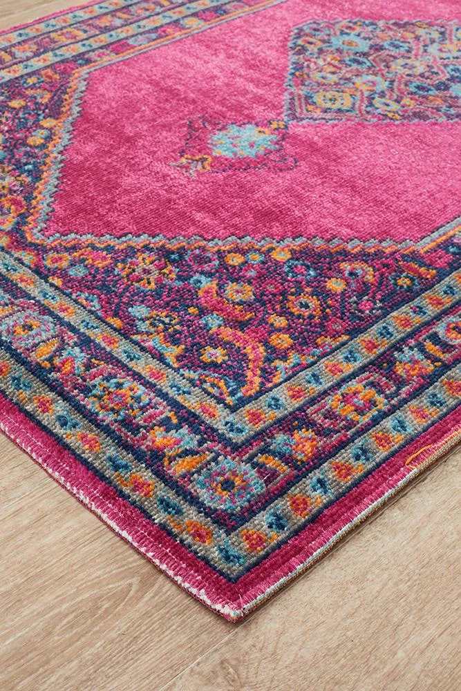 Eternal 910 Runner Rug (Pink) by Rug Culture