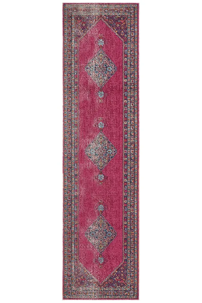 Eternal 910 Runner Rug (Pink) by Rug Culture