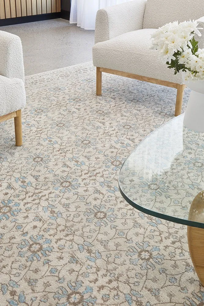Eternal 911 Rug (Bone) by Rug Culture