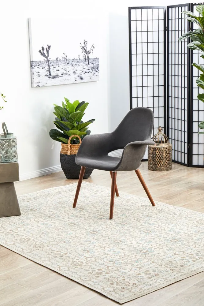 Eternal 911 Rug (Bone) by Rug Culture