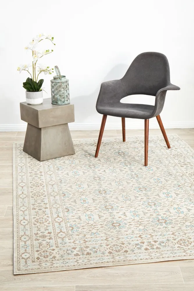 Eternal 911 Rug (Bone) by Rug Culture