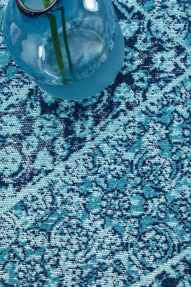 Eternal 912 Rug (Blue) by Rug Culture