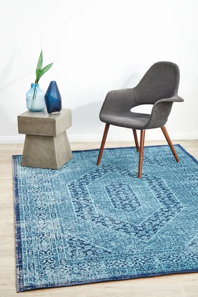 Eternal 912 Rug (Blue) by Rug Culture