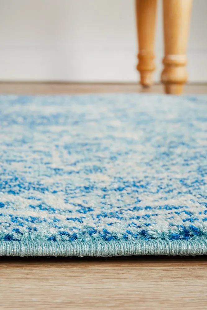 Evoke 253 Runner Rug (Blue) by Rug Culture