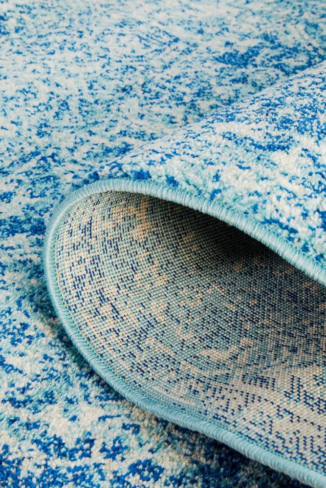 Evoke 253 Runner Rug (Blue) by Rug Culture