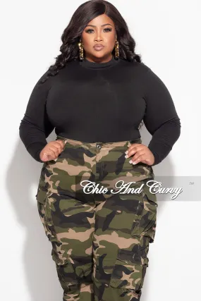 Final Sale Plus Size Bodysuit in Black