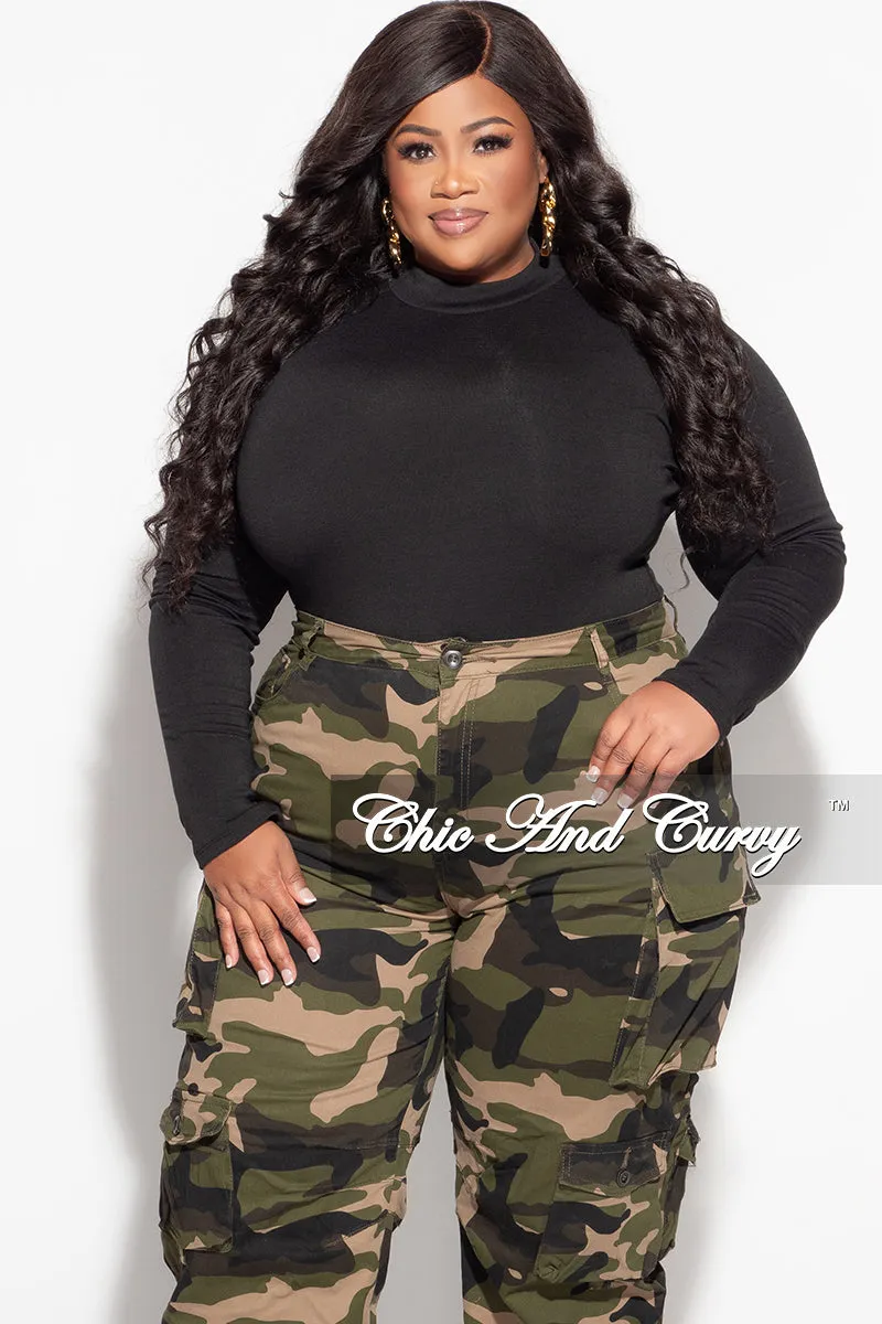 Final Sale Plus Size Bodysuit in Black