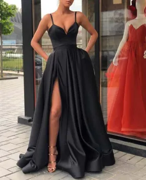 Flytonn-Black Friday Sale - Sexy Cutout Sleeveless Party Fashion V Neck Mesh Elegant Solid Color High Waist Maxi Dress