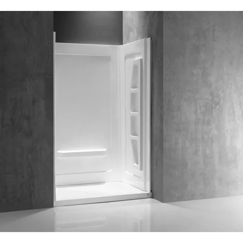 FORUM SERIES 48 in. x 74 in. Shower Wall Surround and Base