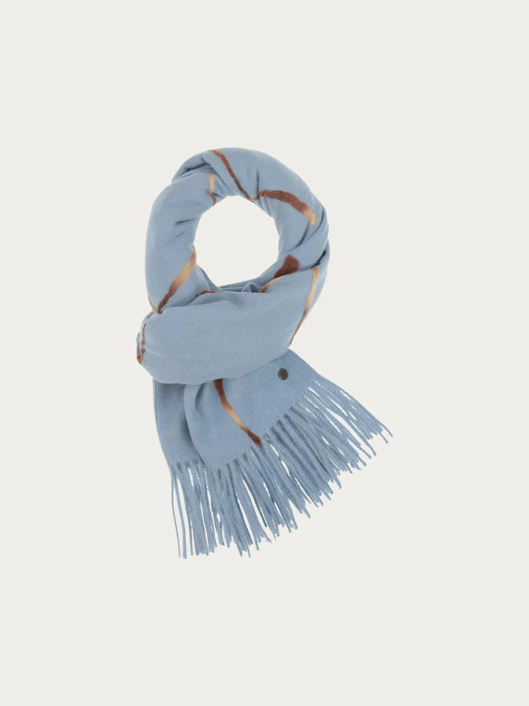 Fraas Stole With Window Pane Check