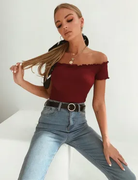 Frill Dancer Bodysuit - Rose