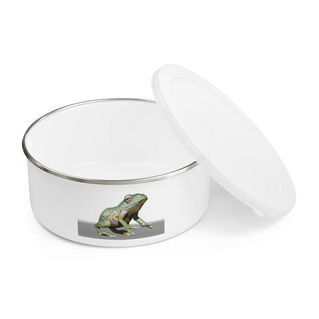 Frog Enamel Bowl